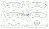 BOSCH 0 986 BB0 150 Brake Pad Set, disc brake